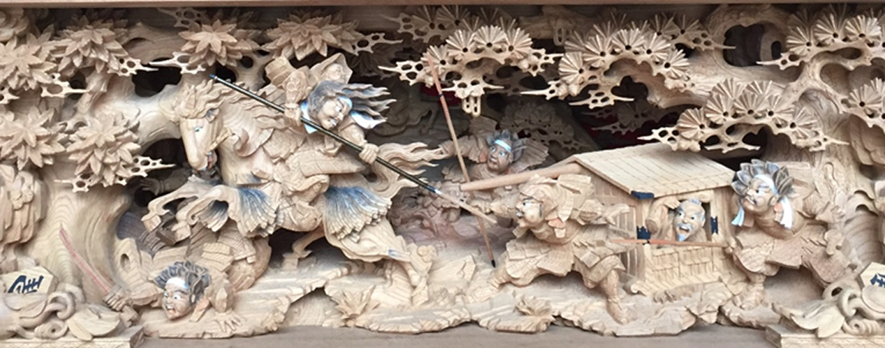 地車彫刻 土呂幕